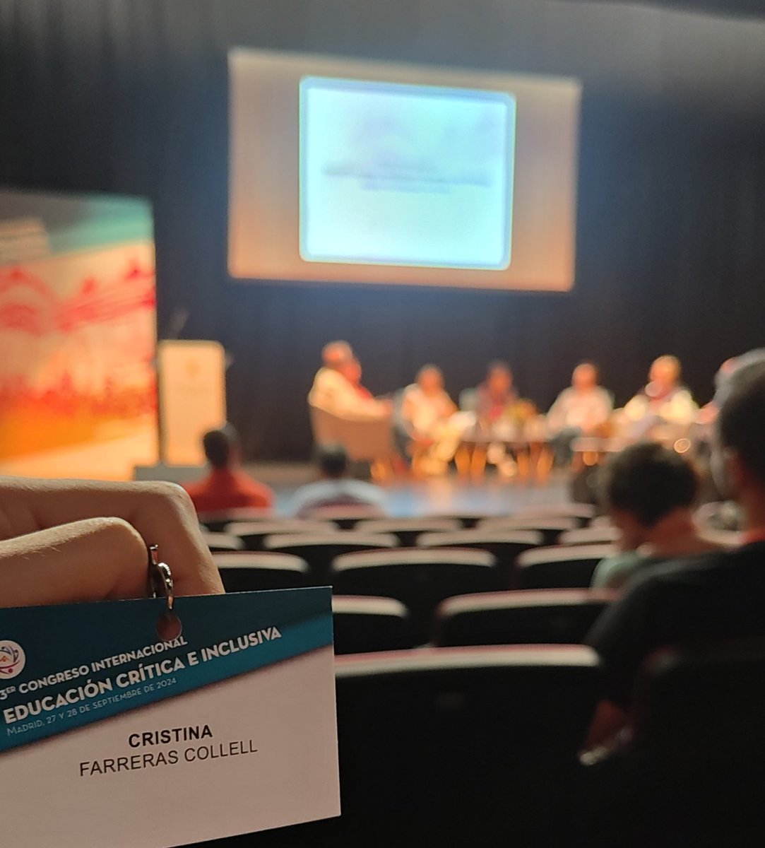 CrisFarreras's tweet photo. Thanks to everyone for an inspiring experience at @educritica2024 in Madrid! #EduCritica2024 #CriticalEducation #Inclusion https://t.co/cLrfW3eMs1