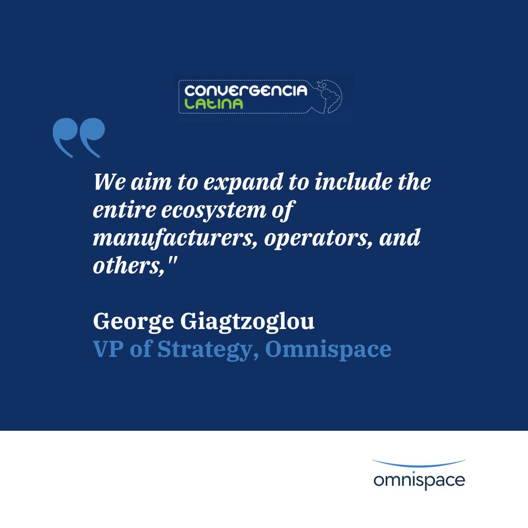 Omnispace (@omnispace) on Twitter photo Our VP of Strategy, George Giagtzoglou, shared w/ Convergencia Latina that <a href="/mss_association/">Mobile Satellite Services Association (MSSA)</a>'s membership doubled since formation: “We aim to expand to include the entire ecosystem of manufacturers, operators & others." 🌍 #SATCOM #connectivity #3GPP #D2D
bit.ly/4eBK3d5 Our VP of Strategy, George Giagtzoglou, shared w/ Convergencia Latina that <a href="/mss_association/">Mobile Satellite Services Association (MSSA)</a>'s membership doubled since formation: “We aim to expand to include the entire ecosystem of manufacturers, operators & others." 🌍 #SATCOM #connectivity #3GPP #D2D
bit.ly/4eBK3d5