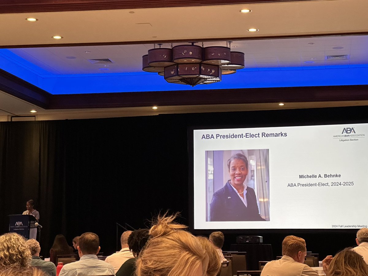 jfischell's tweet image. Attending my first @ABALitigation Leadership Conference.  Thrilled to be a new leader in such a great organization. If you are here, I would love to meet you!
