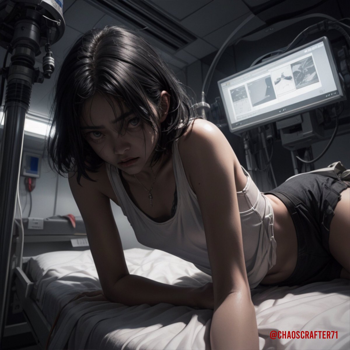 chaoscrafter71's tweet photo. Alien Abduction #AIart #AIArtwork #AIArtCommuity #AIScifi #scifiart #procreateedit https://t.co/ynCPHucTcV