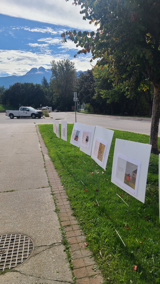 RevelstokeB's tweet photo. Story time today!

Every Friday at 10:15.

Sasha will be reading indigenous stories today.

We also have the story walk "When we were alone." in front of the library. https://t.co/Z44aFUnvMv