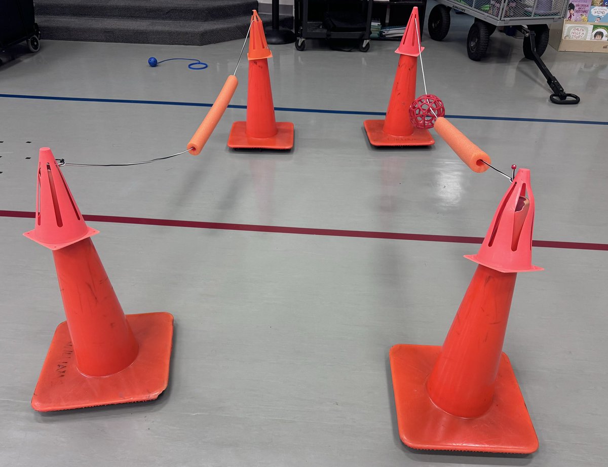 MrsHobbsPE's tweet photo. Adaptive PE is always FUN when you introduce something new to your class! Working on some different skills today! I canโt wait to keep introducing new things to them! Building new curriculum one class at a time! #adaptivePE #physed https://t.co/J1VnwL60gG