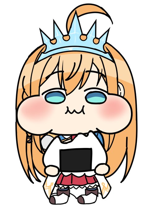 #みんなのデフォ絵と等身絵の比較が見たい 
ペコさん🍙🥛 