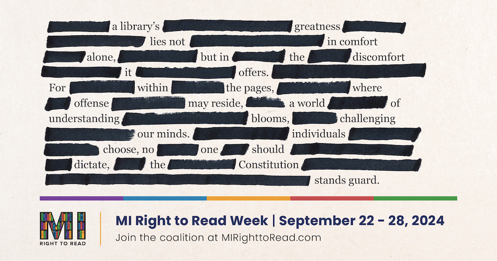 MLAoffice's tweet image. When we read "a world of understanding blooms, challenging our minds." 📖🌸
#MIRightToRead #LOVEMILibraires