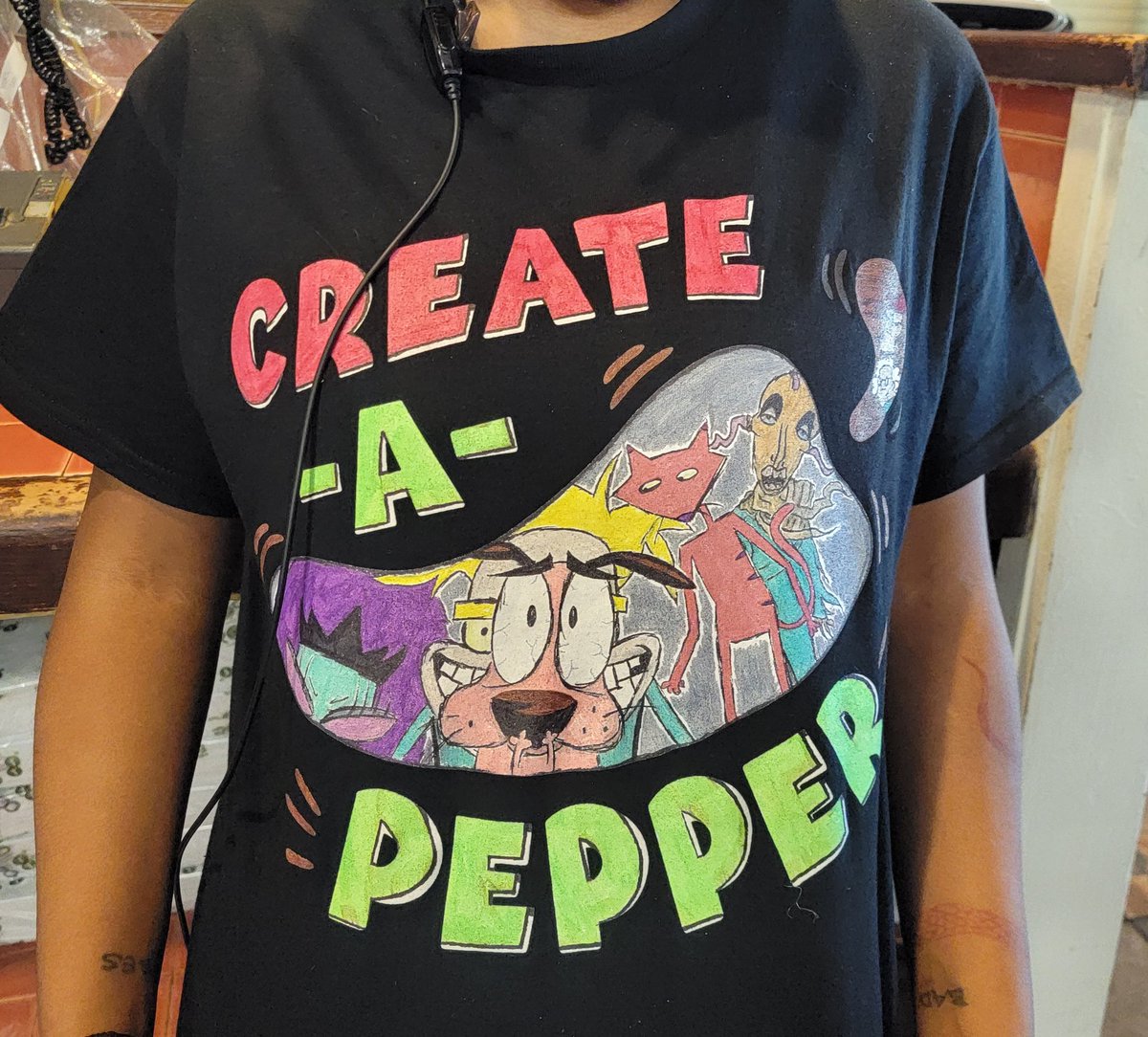 R. Jene' Wilkerson (@never2bedoubted) on Twitter photo Man I am a part of a very talented team! Great shirt Shay! #4DaysLeft #CreateAPepper #ChilisLove <a href="/kaelalester/">Kaela Blackburn</a> <a href="/TheChad_Chilis/">Chad Collins</a> <a href="/StJude/">St. Jude</a> #ArtMATTers Man I am a part of a very talented team! Great shirt Shay! #4DaysLeft #CreateAPepper #ChilisLove <a href="/kaelalester/">Kaela Blackburn</a> <a href="/TheChad_Chilis/">Chad Collins</a> <a href="/StJude/">St. Jude</a> #ArtMATTers