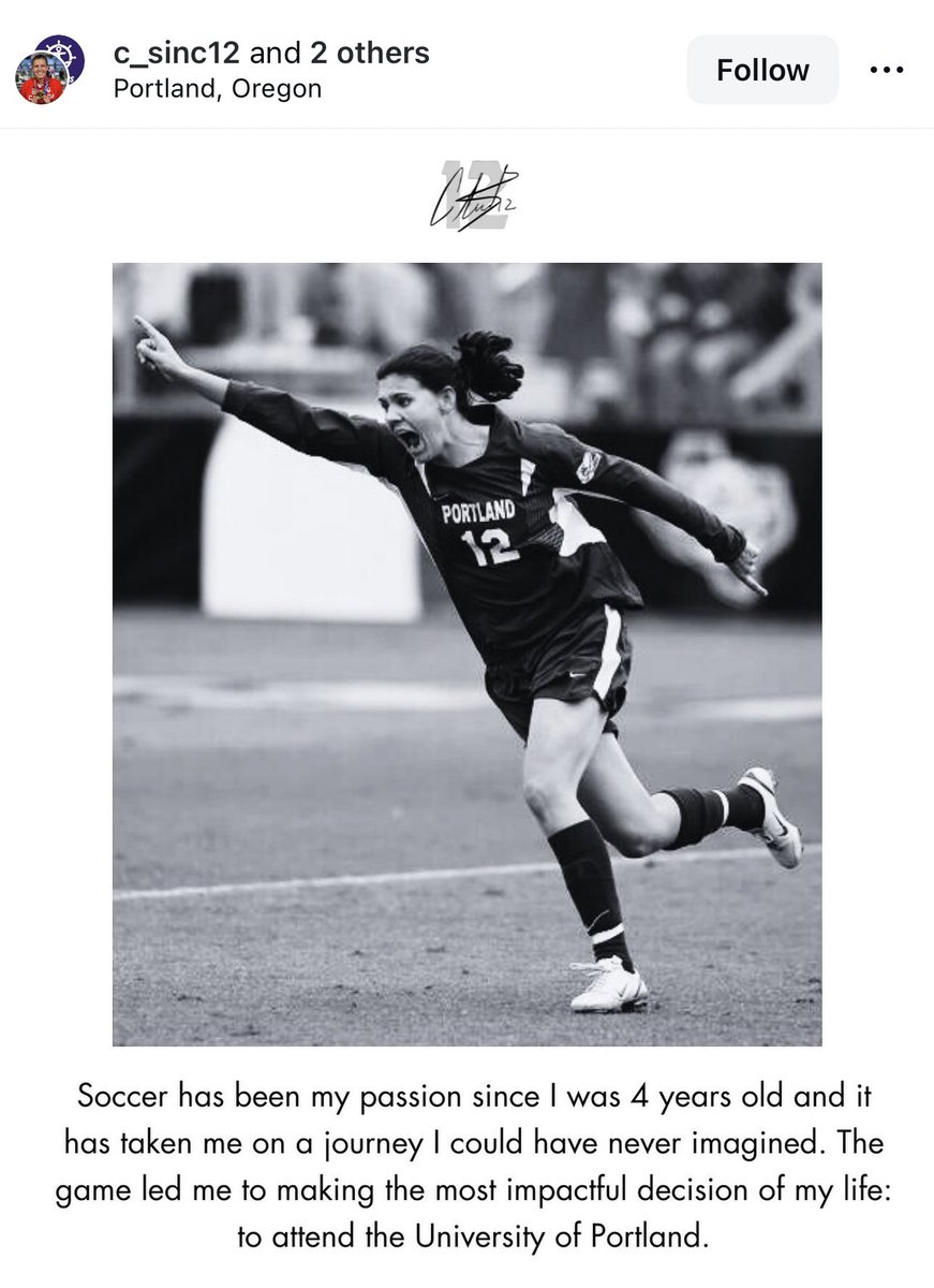 Devin_Heroux's tweet photo. 🇨🇦 Christine Sinclair first retired from international play. And now she says goodbye to professional soccer.

The greatest goal scorer in the game. And you get the sense she’s just getting started on growing the game.

Here are some of her posts just now on leaving Portland. https://t.co/dmwgydJHx3