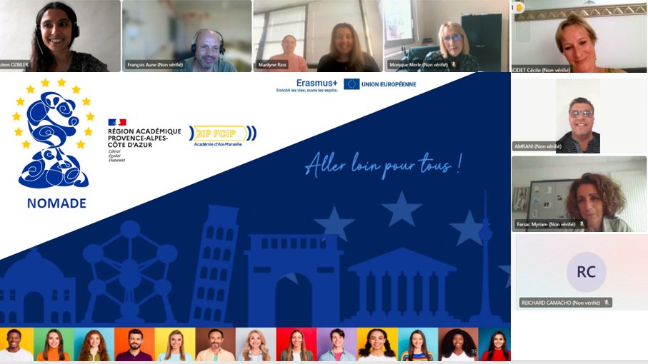 Le 26 septembre, a eu lieu la réunion de lancement pour la 3ème édition du programme #NOMADE pour l'année scolaire 2024-2025 avec la participation des 14 établissements issus des REP, REP+ et RECT de la <a href="/RegionAcPaca/">Région académique Provence-Alpes-Côte d'Azur</a> .