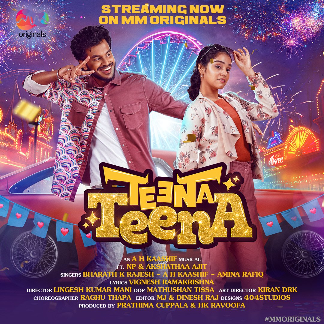 Media Masons (@mediamasons) on Twitter photo #TeenaTeena Song is out now 🔥😍
For Full video song Streaming Now on <a href="/mmoriginals_/">MM Originals</a> YT channel 🔥Do check it out Makkaleeeyy <a href="/NPoffl/">NarendraPrasath_NP</a> <a href="/bharathkrajesh3/">Bharat K Rajesh</a> <a href="/imkaashif/">A.H. Kaashif</a> #aminarafiq #akshathaajit #TeenaTeena Song is out now 🔥😍
For Full video song Streaming Now on <a href="/mmoriginals_/">MM Originals</a> YT channel 🔥Do check it out Makkaleeeyy <a href="/NPoffl/">NarendraPrasath_NP</a> <a href="/bharathkrajesh3/">Bharat K Rajesh</a> <a href="/imkaashif/">A.H. Kaashif</a> #aminarafiq #akshathaajit