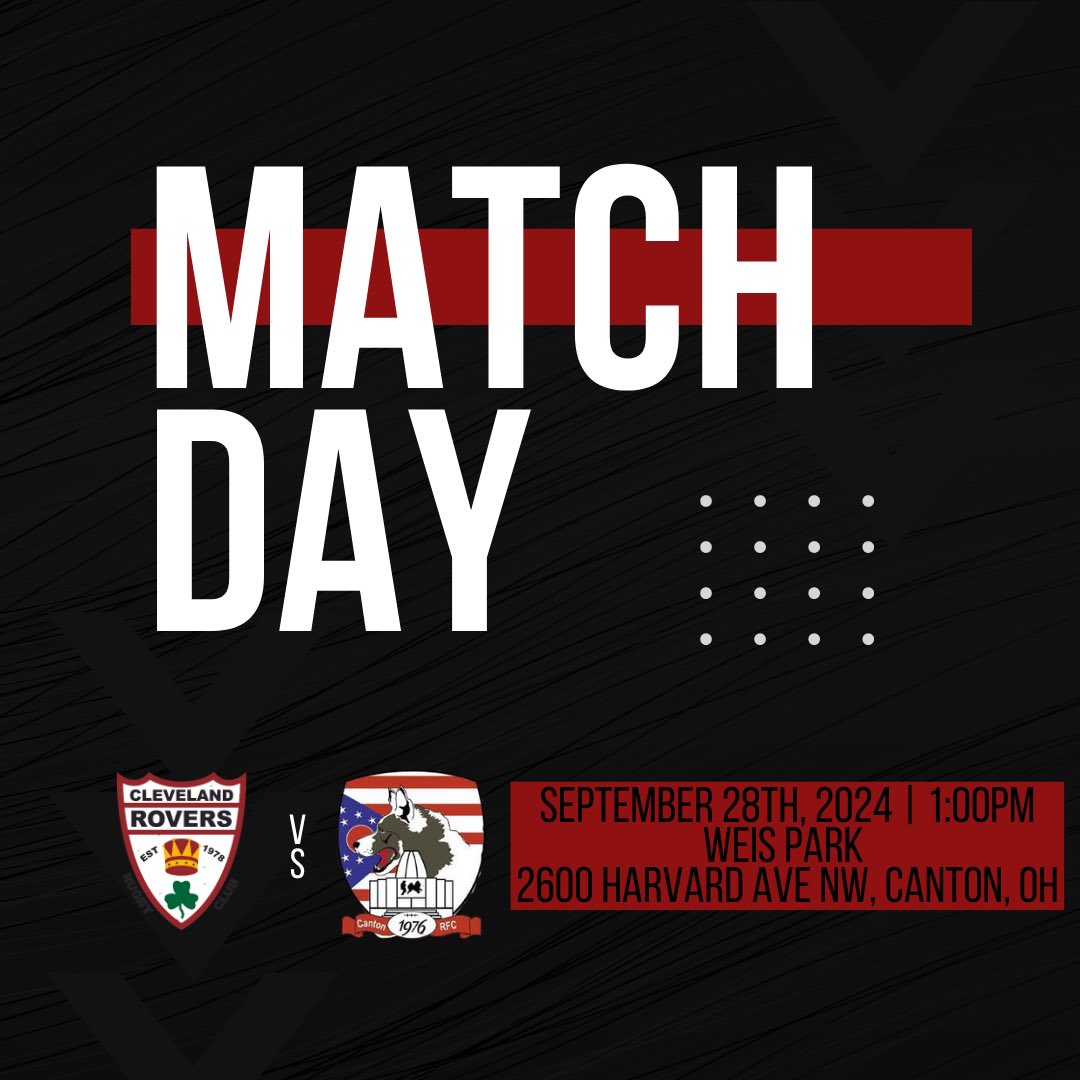 ClevelandRovers's tweet photo. Rovers have their last away match of the regular season this Saturday in Canton. Kickoff is at 1pm. Come down I-77 to support the Rovers. Up the Rovers! https://t.co/QWbI15a8gi