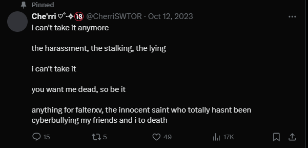 dump_vid's tweet photo. @RAlice771 @CherriSWTOR I fear the worst. They were very popular on other websites such Reddit, and have gone silent there too. https://t.co/Vb18JOSDAl