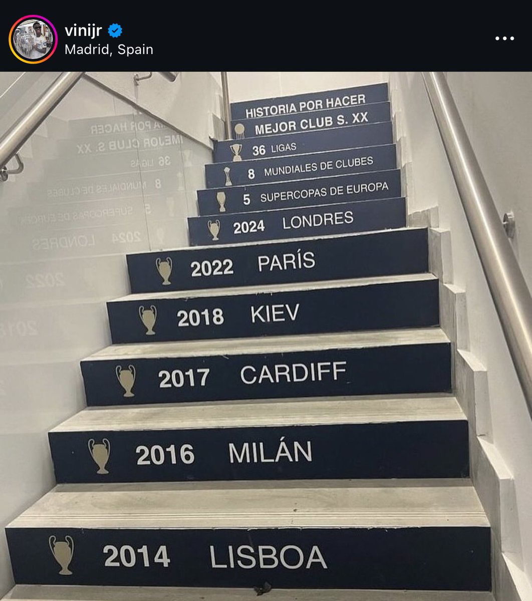 📲 Vinicius Jr on IG.