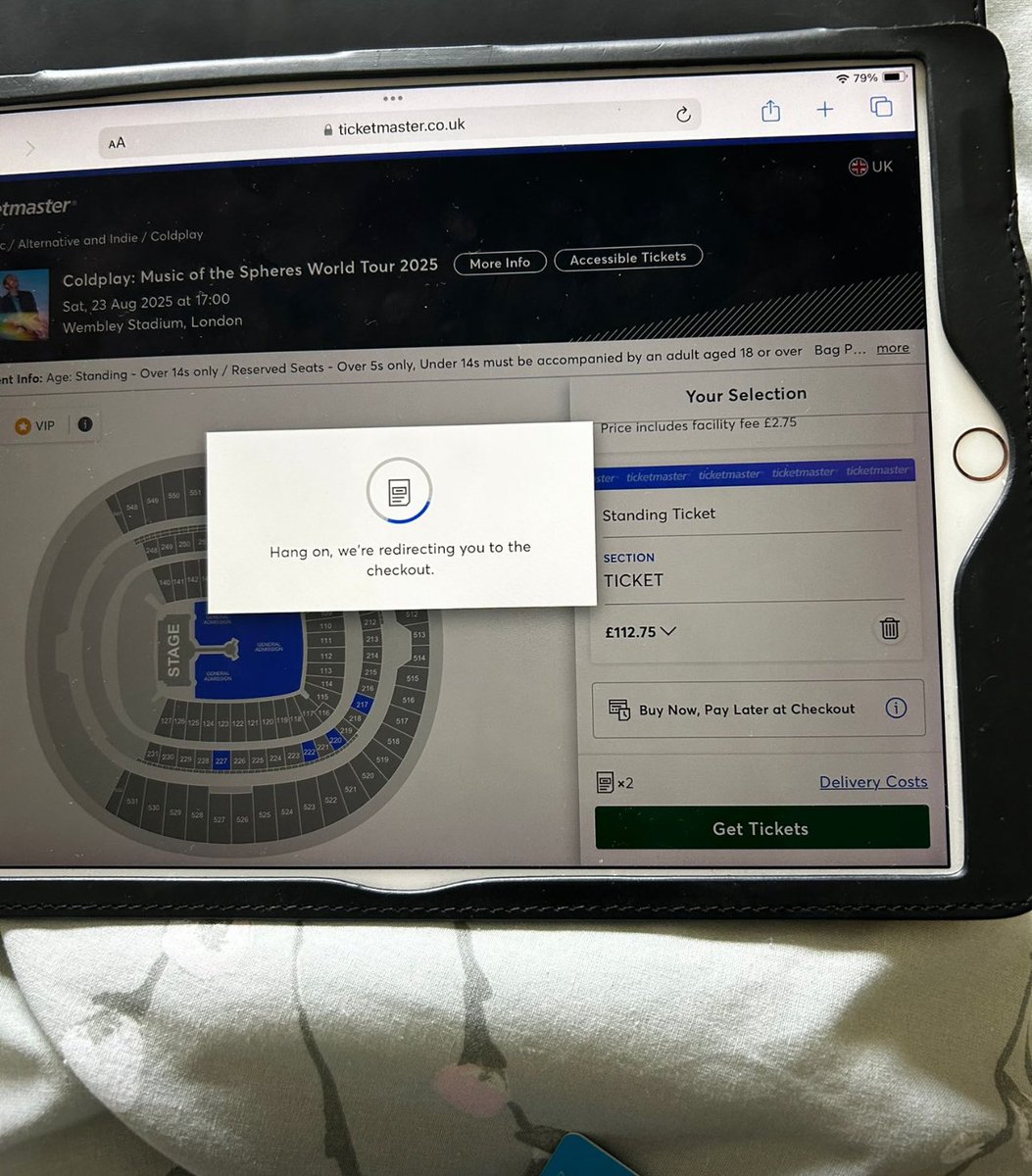 Well another great morning of not getting tickets, every time I think I have tickets I get this page and then sold out!! <a href="/coldplay/">Coldplay</a>