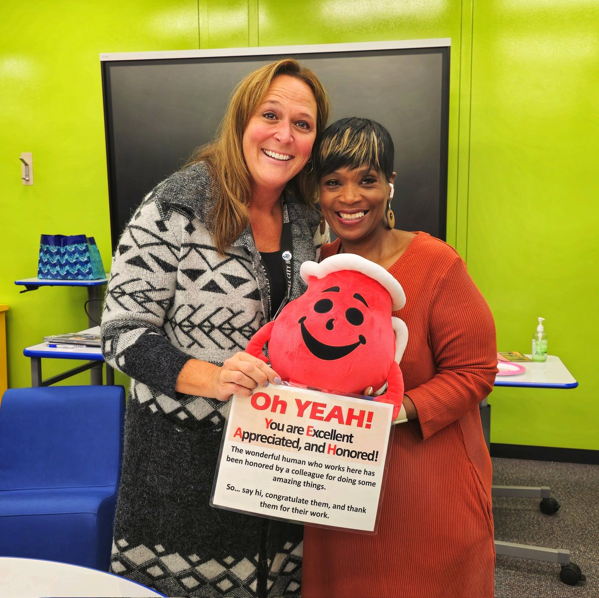 Oh YEAH! Congrats to Dr. Kim Harris-Pappin, <a href="/RCSDNYS/">Rochester City School District</a> Executive Director of Integrated Literacy, for receiving our collegial honor! An invaluable addition to our team this year - she has already offered so much support to colleagues. You are Excellent, Appreciated, and Honored.