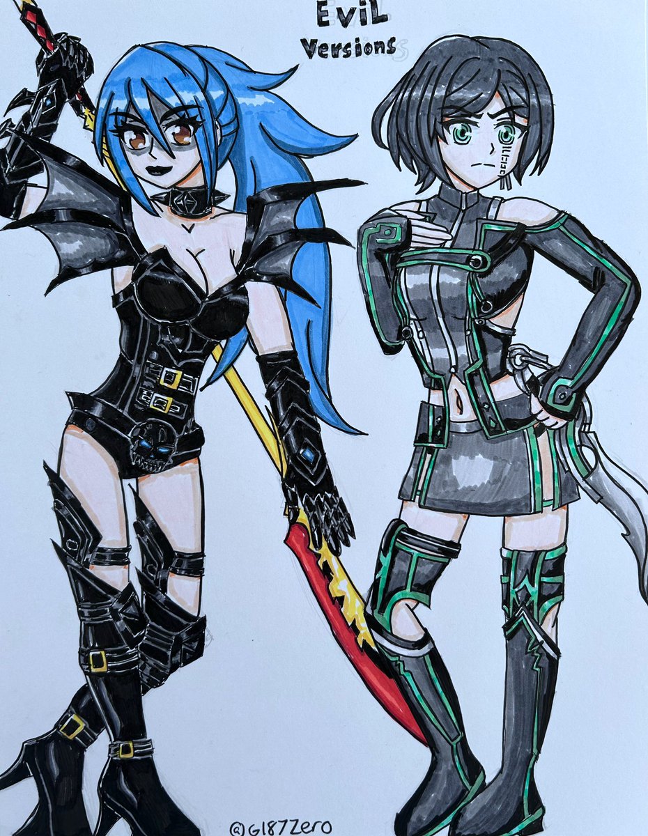 G187Zero's tweet photo. 5 Designs of Koharu and FMC #SwordArtOnline #IntegralFactor #Crossovercostunes #originalcharacter https://t.co/DQnAn227td