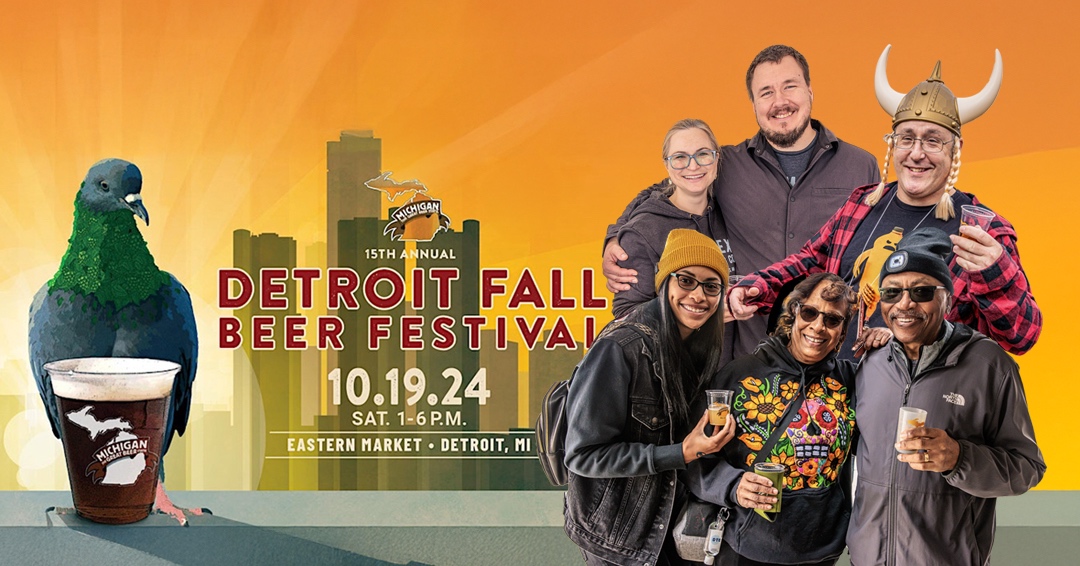 Less than a month away! 🍻 🎟️ Get your tickets for the 15th Annual Detroit Fall Beer Festival on Oct 19 at Eastern Market! Celebrate with Michigan’s best seasonal beers.  

Tickets: mibeer.com/Events/detroit…

#mibeer #michiganbrewersguild #detroit #beerfestival