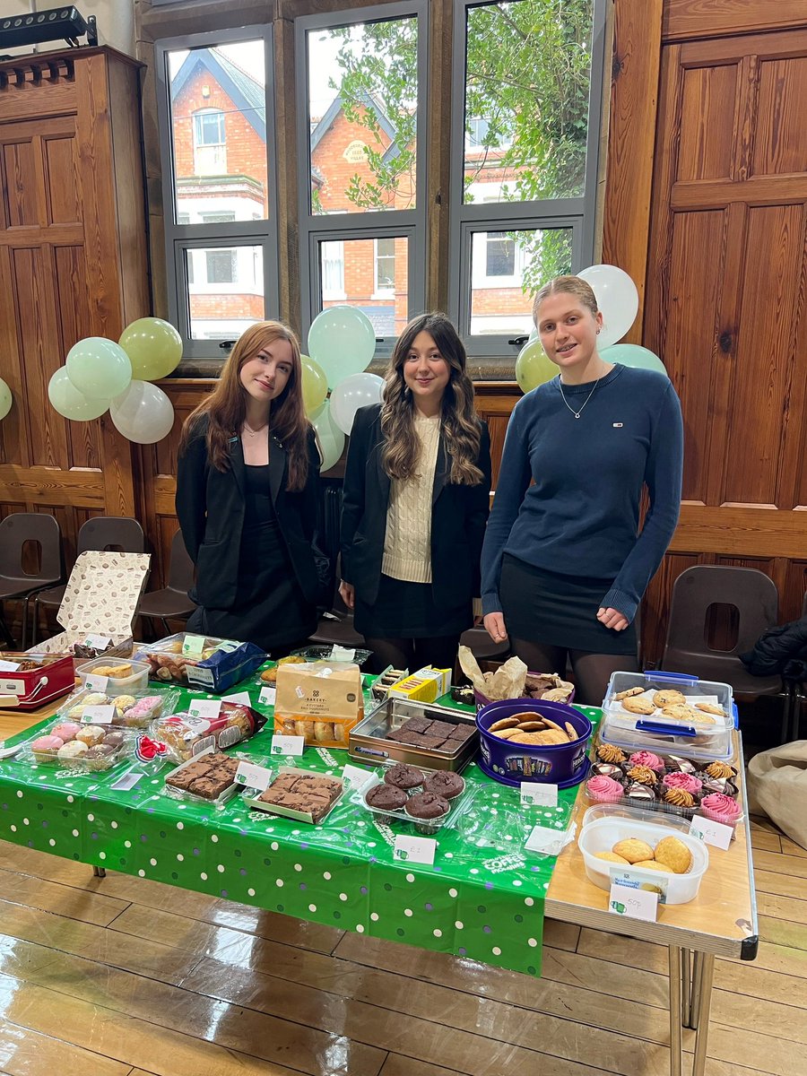 Enjoying the bake sale in aid of <a href="/macmillancancer/">Macmillan Cancer Support</a> this morning- almost £300 raised!
