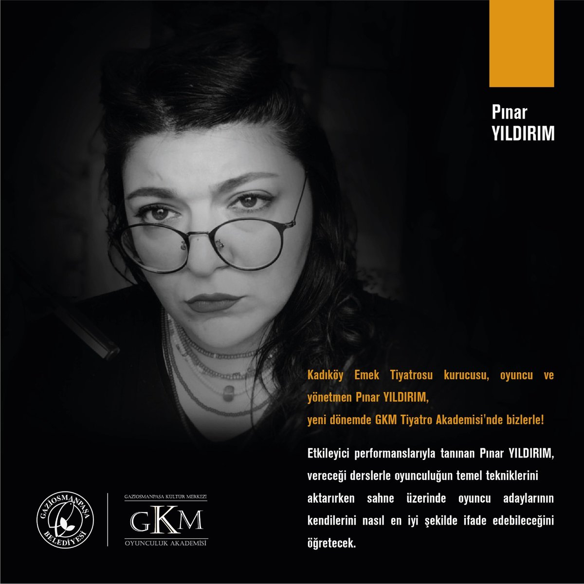 goptasanat's tweet photo. 🎭 Pınar Yıldırım – Oyunculuk
🎭 Orçun Ucal – Oyunculuk
🎭 Basil Emir Abdunnur – Temel Oyunculuk
🎬 Kerem Muslugil – Kamera Önü Oyunculuk- Oyunculuk
📜 Ali Salduz – Dramaturji ve Aksiyon Oyunculuğu
🎶 İzel Susam – Şan
🎙 Ebru Bayam – Diksiyon
💃 Kaan Erim Şahin – Hareket/Dans https://t.co/H6dcxJWE7z