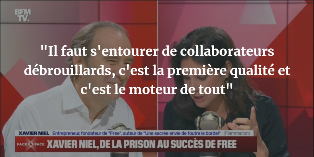 Inspirante interview de <a href="/Xavier75/">Xavier Niel</a> par <a href="/apollineWakeUp/">Apolline de Malherbe</a> sur <a href="/BFMTV/">BFM</a> ce matin.

A voir en replay ! #xavierniel #bfmtv