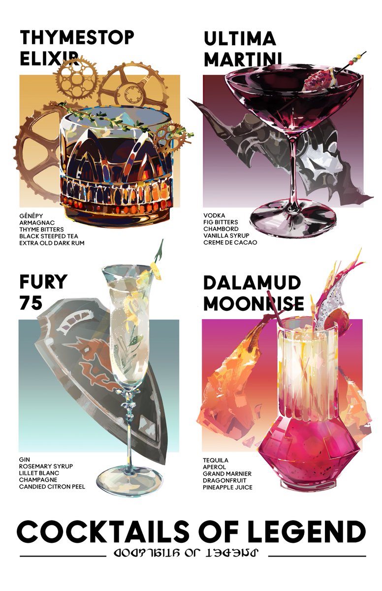 SydneyJones's tweet image. what's your cocktail hour legend title?✨

#FFXIVART