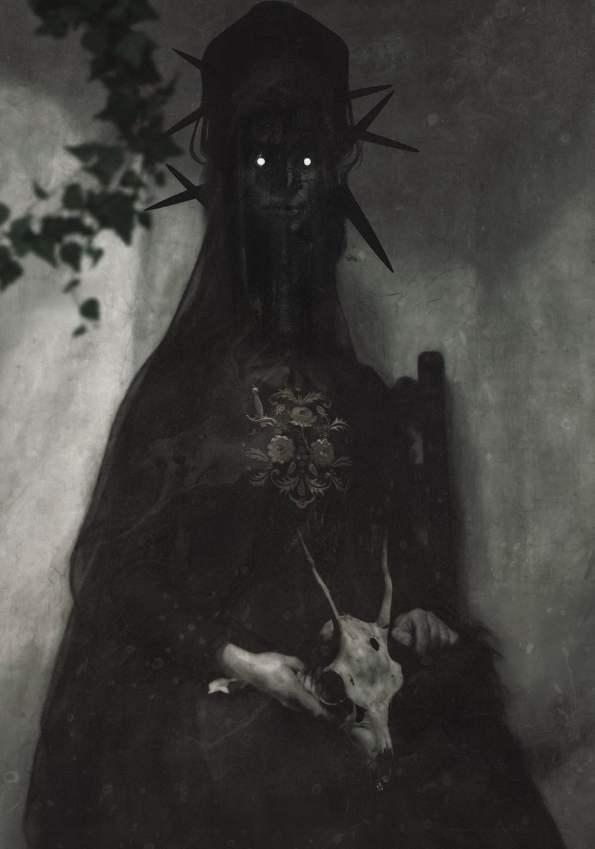 ravenkult's tweet photo. Sister of the Ever-Sharpening Blade, 2022. Concept created by @slimyswampghost https://t.co/nvOfRKl5Zs