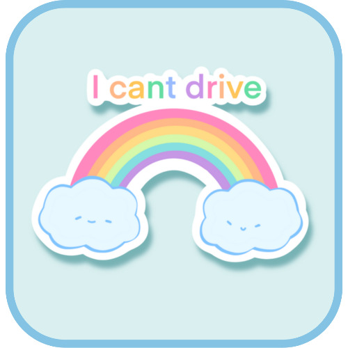 mirrorsiony's tweet photo. I just received i cant drive sticker by MAGICALKITTEN from sharkymarxy via Throne. Thank you! https://t.co/avnVh0pqO3 #Wishlist #Throne https://t.co/x7fJln7KIQ