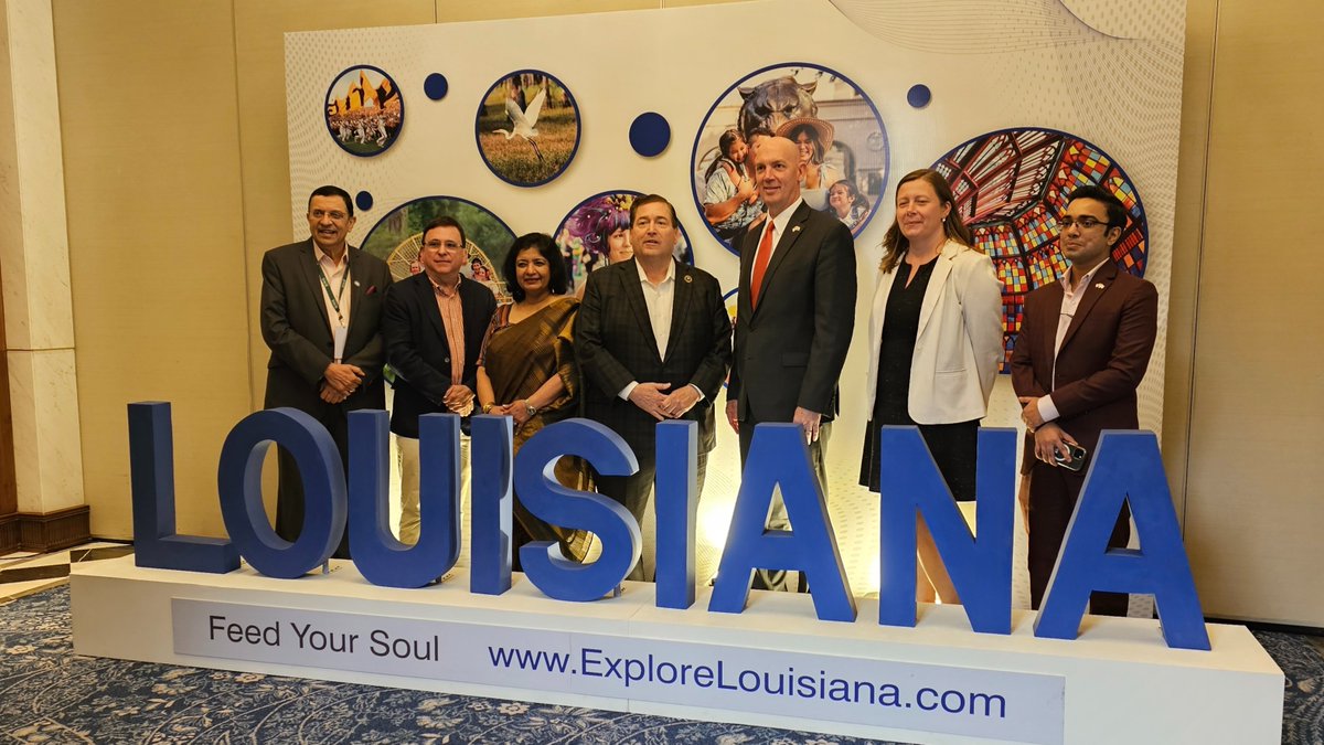 BillyNungesser's tweet photo. Repost @LouisianaLtGov 

On #WorldTourismDay, we hosted a trade show event in New Delhi with over 50 Indian tour operators &amp; travel agents! As we celebrate the significance of tourism in fostering cultural exchange &amp; economic growth, we’re excited to strengthen ties with India! https://t.co/Hng3HmHbcW
