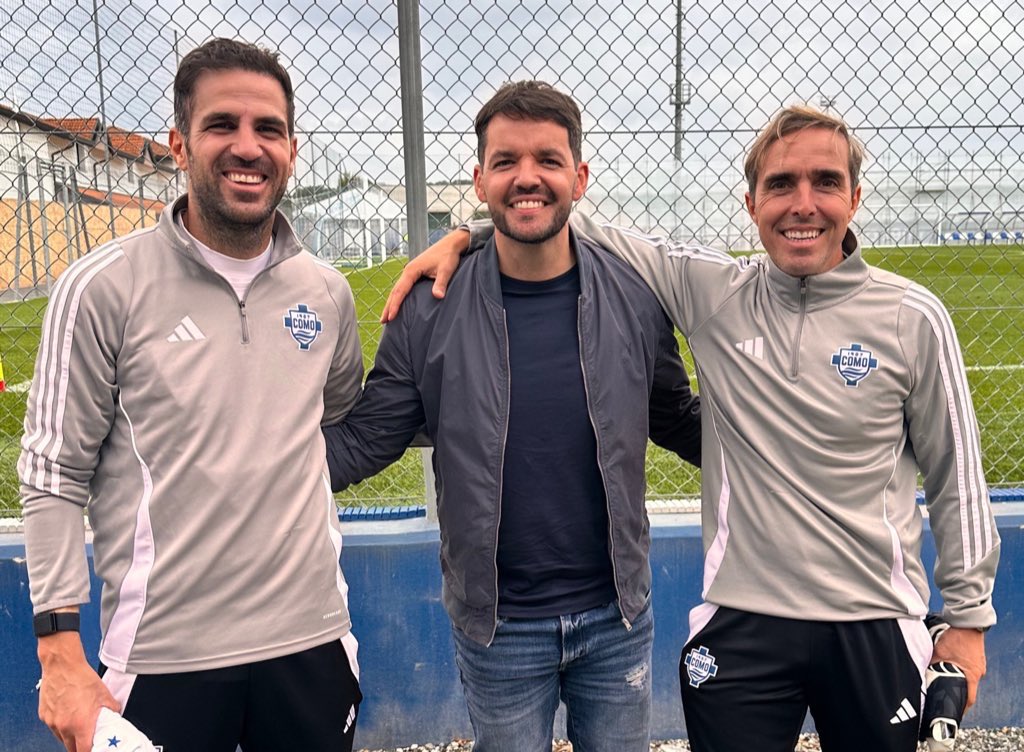 Un lujo poder compartir unos días con Cesc Fábregas y todo su Staff Técnico en <a href="/Como_1907/">Como1907</a> 🔝 . Agradecido especialmente con vos Dani <a href="/DaniGuindos/">Dani Guindos</a> por la recepción, la apertura y calidad a todo nivel !!