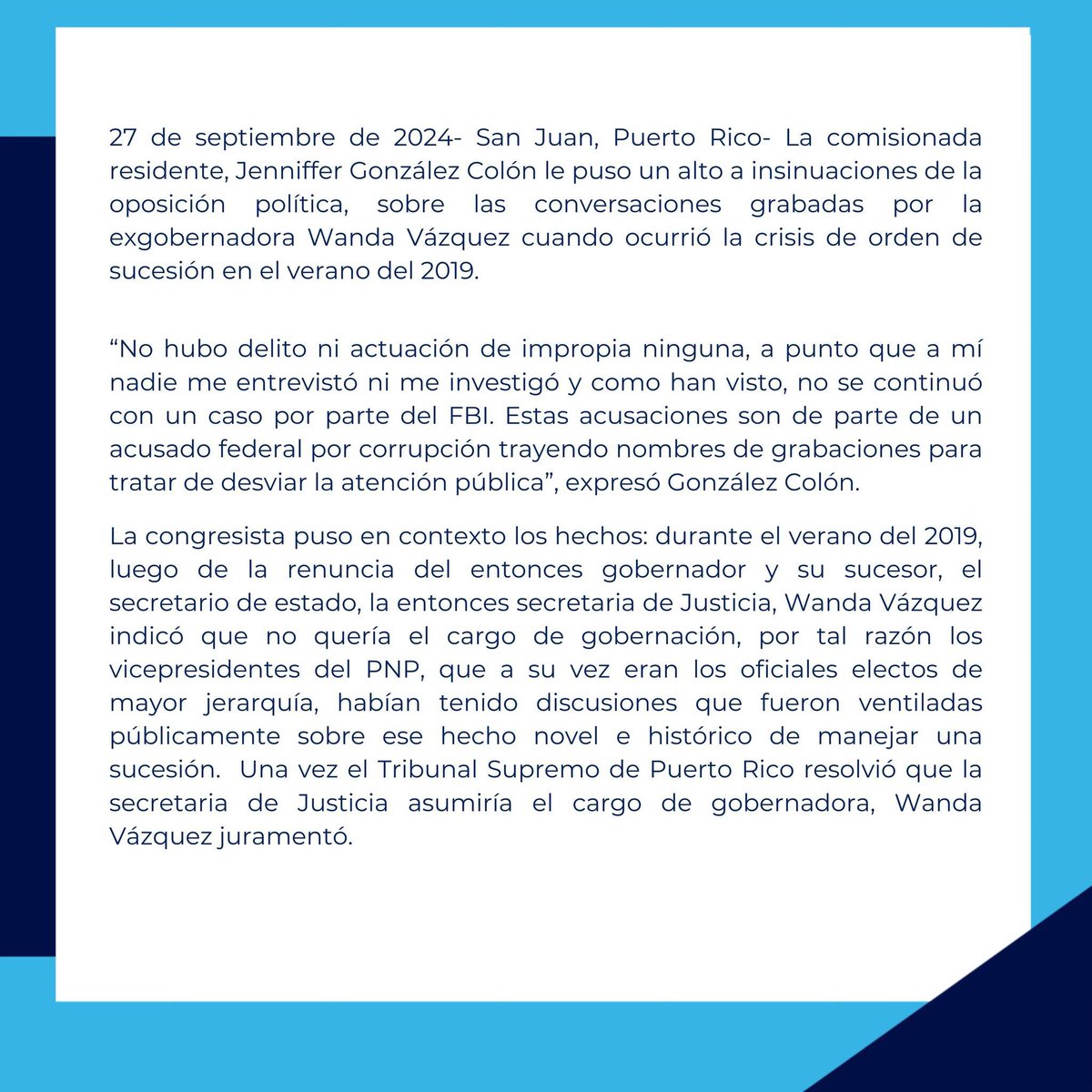 Jenniffer González tweet media