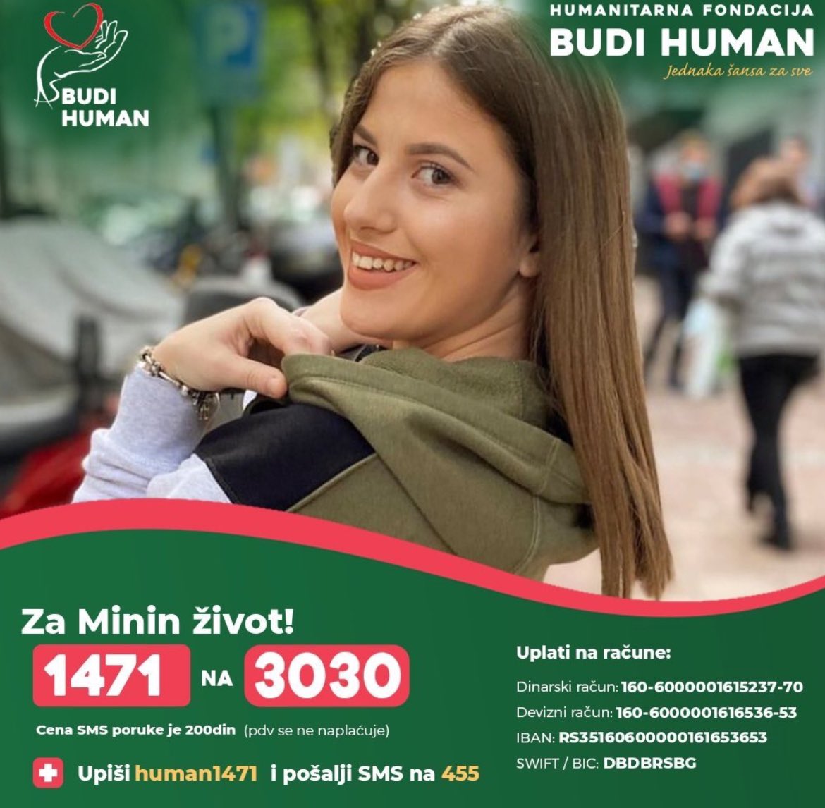 self_loading's tweet photo. Nikada nikoga nisam videla da se bori kao ova devojka. Molim vas za rt da pomognemo Mini. Ona je inspiracija i najjaca i najpozitivnija osoba koju sam ikada videla! 1471 na 3030!!! https://t.co/rOS64aoSww