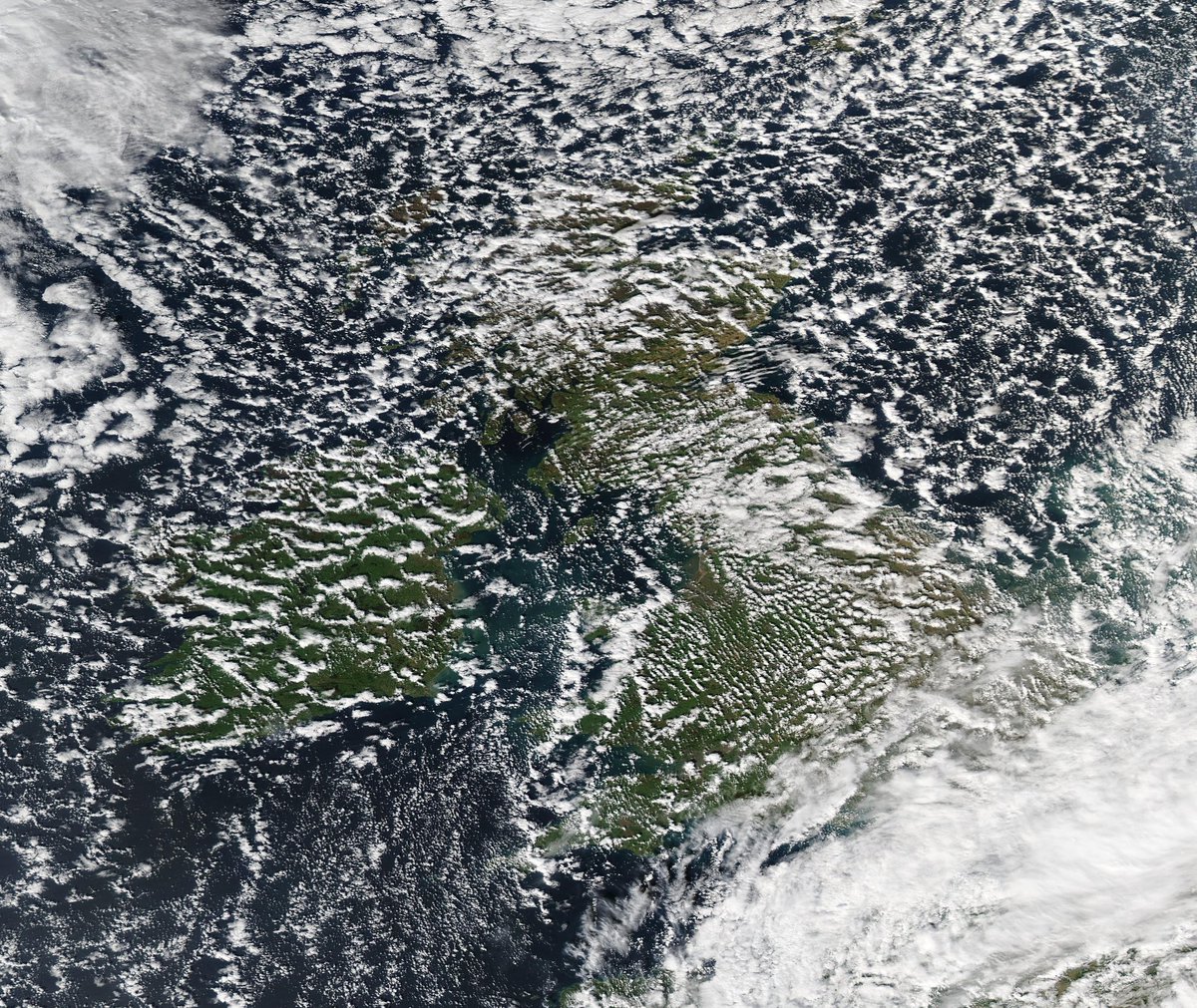 Dr Thomas Smith π₯π (@drtels) on Twitter photo Beautiful textures from space today...
Britain & Ireland subtly peeking through the clouds.
This from <a href="/NASAEarth/">NASA Earth</a>'s MODIS sensor on board Aqua π°οΈ at around 1:30 pm, 27 September 2024. Beautiful textures from space today...
Britain & Ireland subtly peeking through the clouds.
This from <a href="/NASAEarth/">NASA Earth</a>'s MODIS sensor on board Aqua π°οΈ at around 1:30 pm, 27 September 2024.