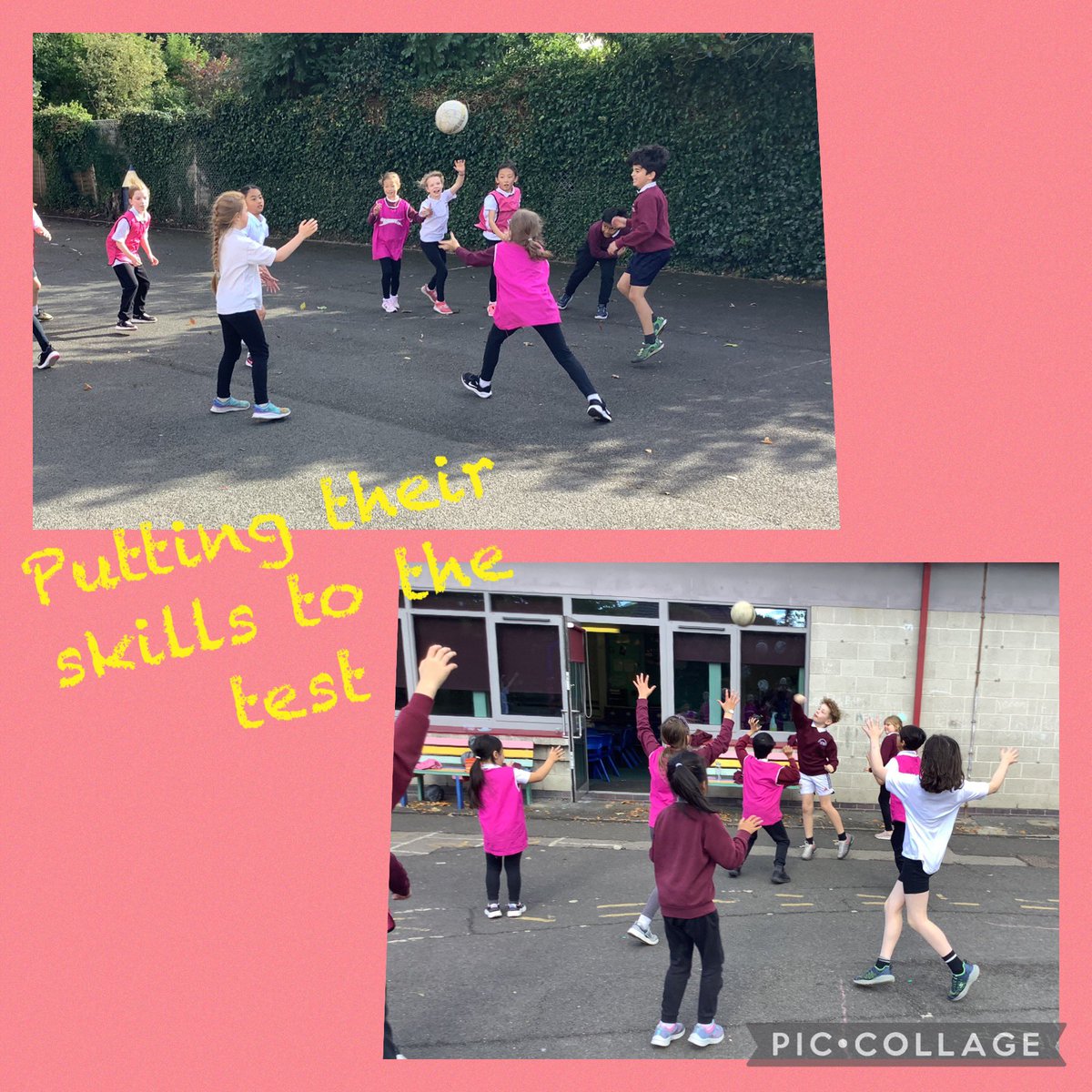 TyntesfieldMB's tweet photo. In PE, trying to trick our opponents with feint, dummy and pretend passes to pass the ball to our teammates. https://t.co/CpcCLbGL71