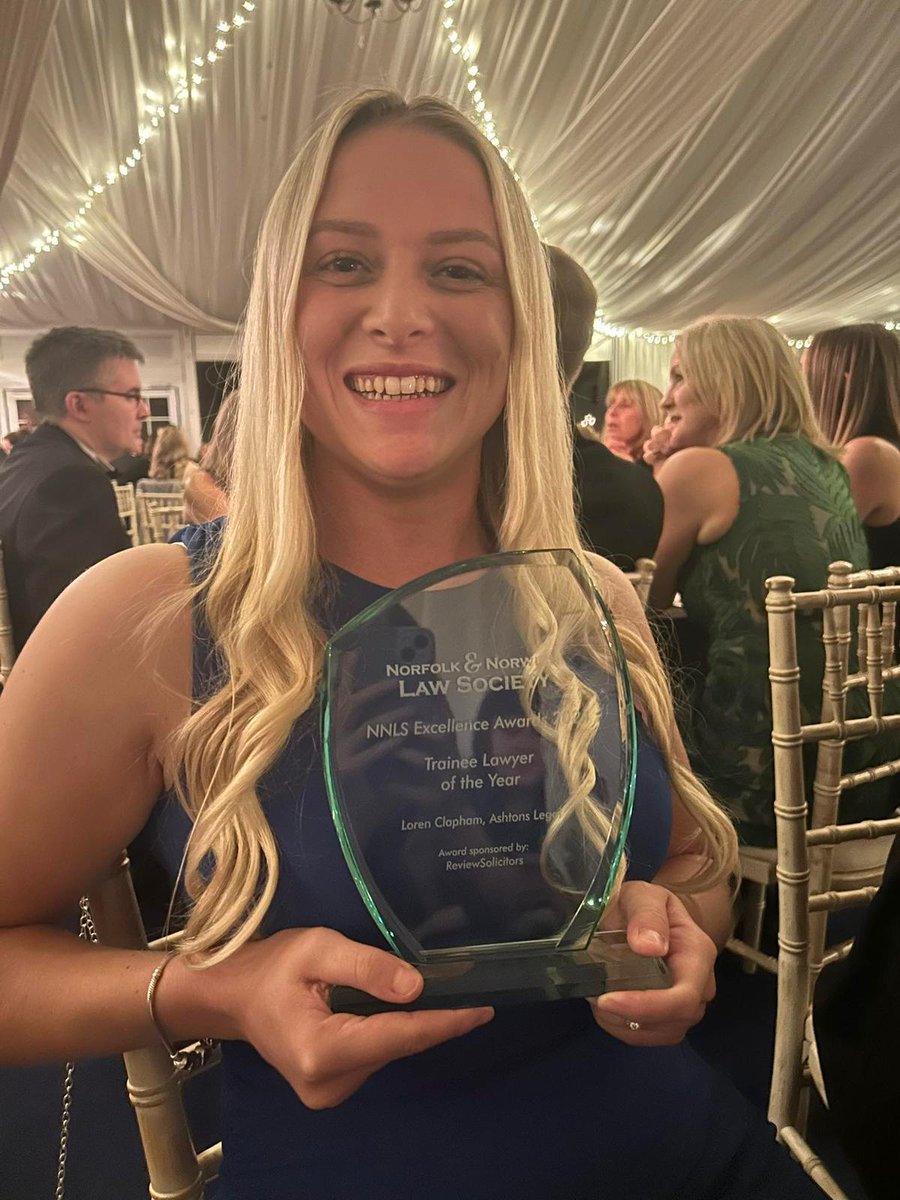 Much deserved recognition for our rising star, Loren.