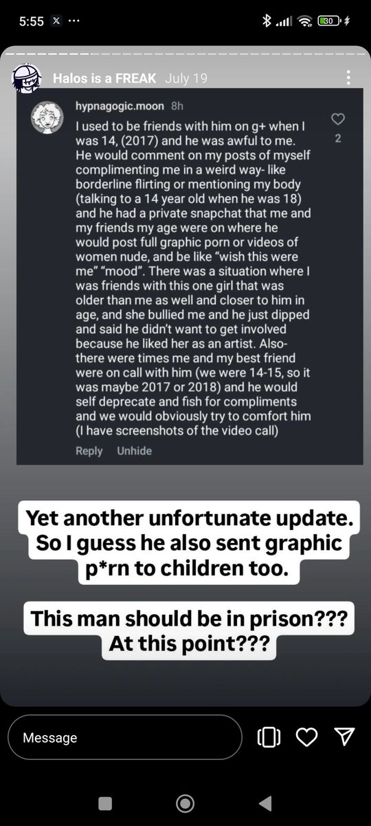 skyebatungbakal's tweet photo. just found out that the person who made this shit is actually a sexual predator 🙃 https://t.co/mQfNYB8HNn
