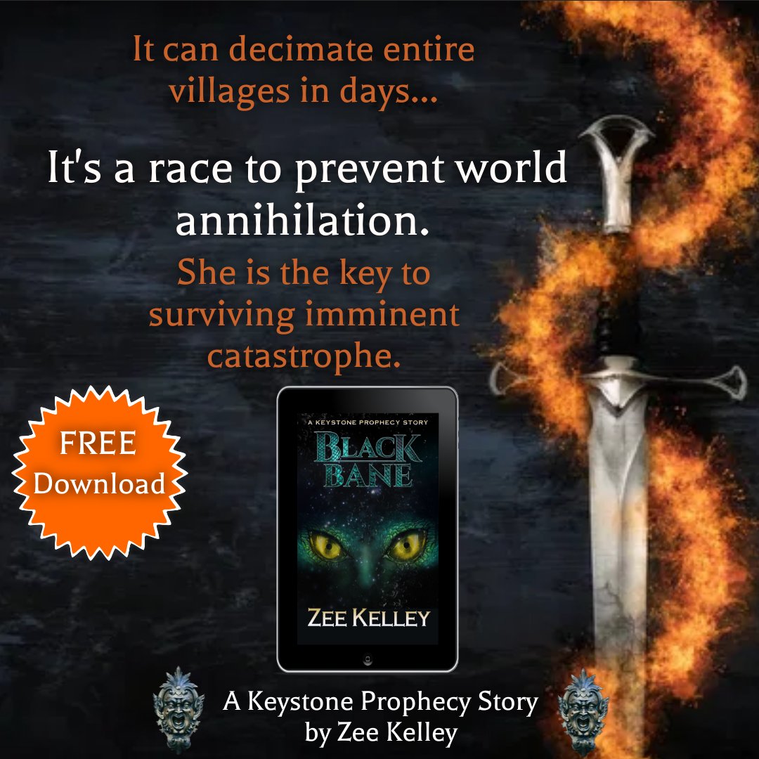 A race to prevent world annihilation. 
Five keystones are required to open the door’s lock. 
All but one of the keys are missing. 
Download your #free adventure today dl.bookfunnel.com/ab67i99k20
#EpicFantasy #MythicalCreatures #ActionAdventure #Dragons #EpicAdventure #Fantasy