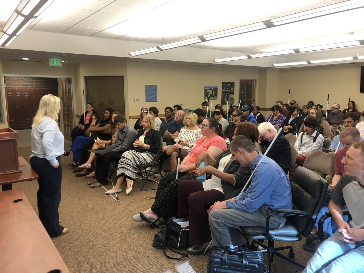 I’m beyond grateful for the opportunity to speak at the Colorado Center for the Blind career fair! Thank you for welcoming me with such warmth and enthusiasm. 

#AccessibilityMatters #InclusionForAll #ThankYou #ColoradoCenterForTheBlind