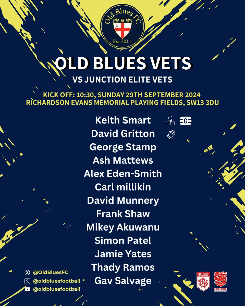 Old Blues FC tweet media