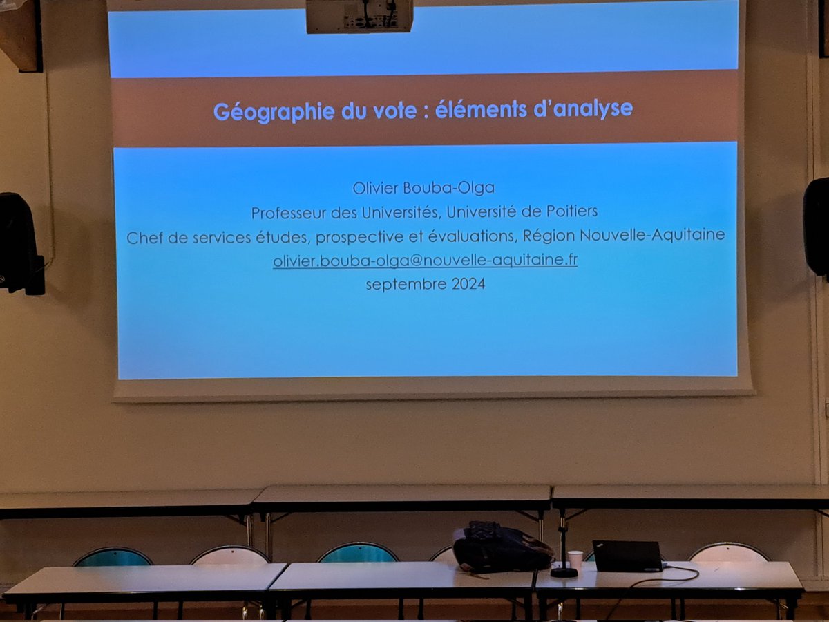 Un grand remerciement à <a href="/obouba/">Olivier Bouba-Olga</a> pour son intervention auprès des élèves de 1ère du lycée <a href="/CGuerinPoitiers/">Lycée Camille GUERIN</a> sur le thème des déterminants du vote en France.
<a href="/acpoitiers/">Académie de Poitiers</a> <a href="/DSDEN86/">DSDEN de la VIENNE</a> <a href="/UnivPoitiers/">Université de Poitiers</a> <a href="/NvelleAquitaine/">Nouvelle-Aquitaine</a>