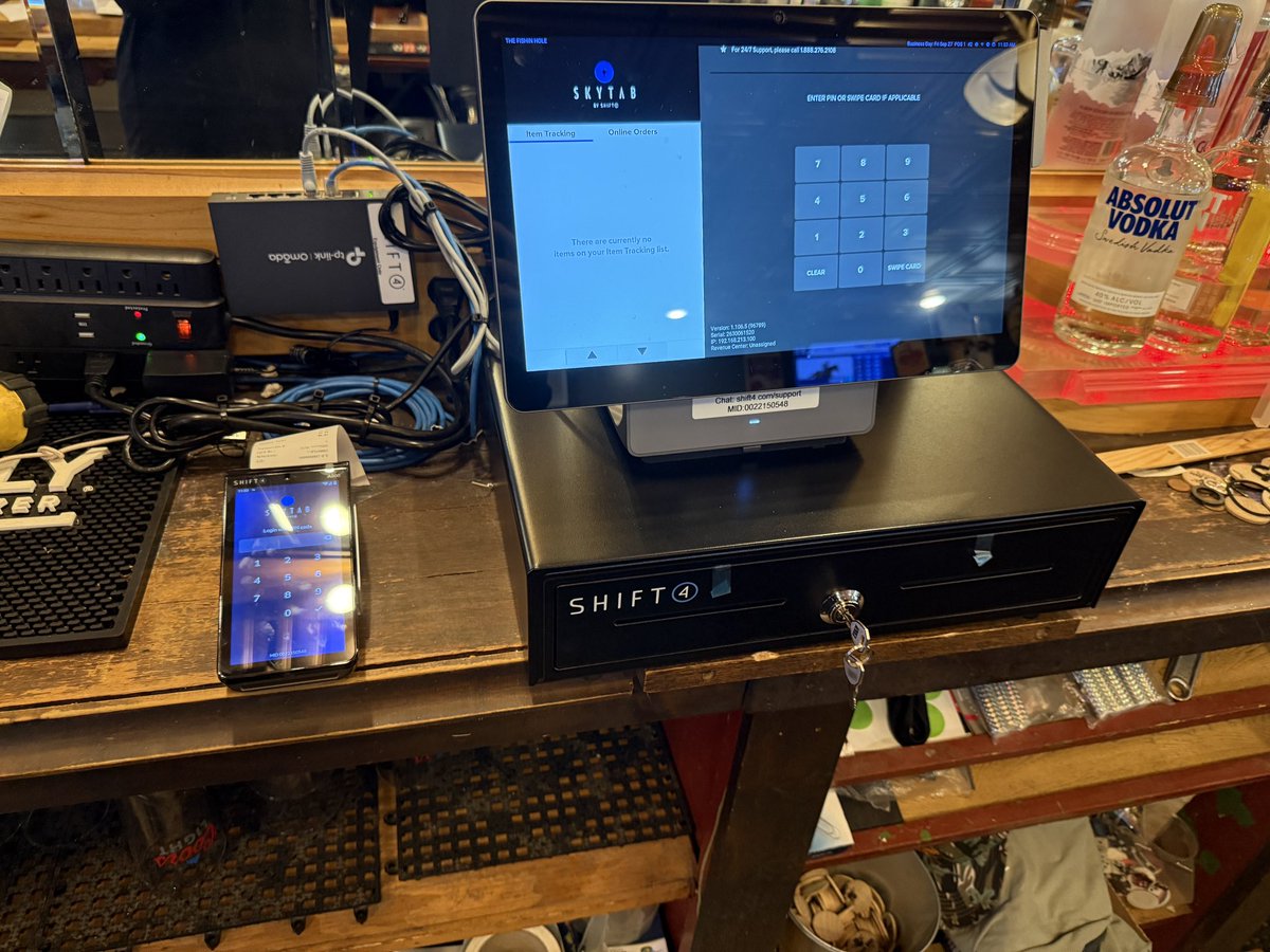 josh_skytab's tweet image. The Fishing Hole in Lake Como, PA is now live on SkyTab POS. @SkyTabPOS