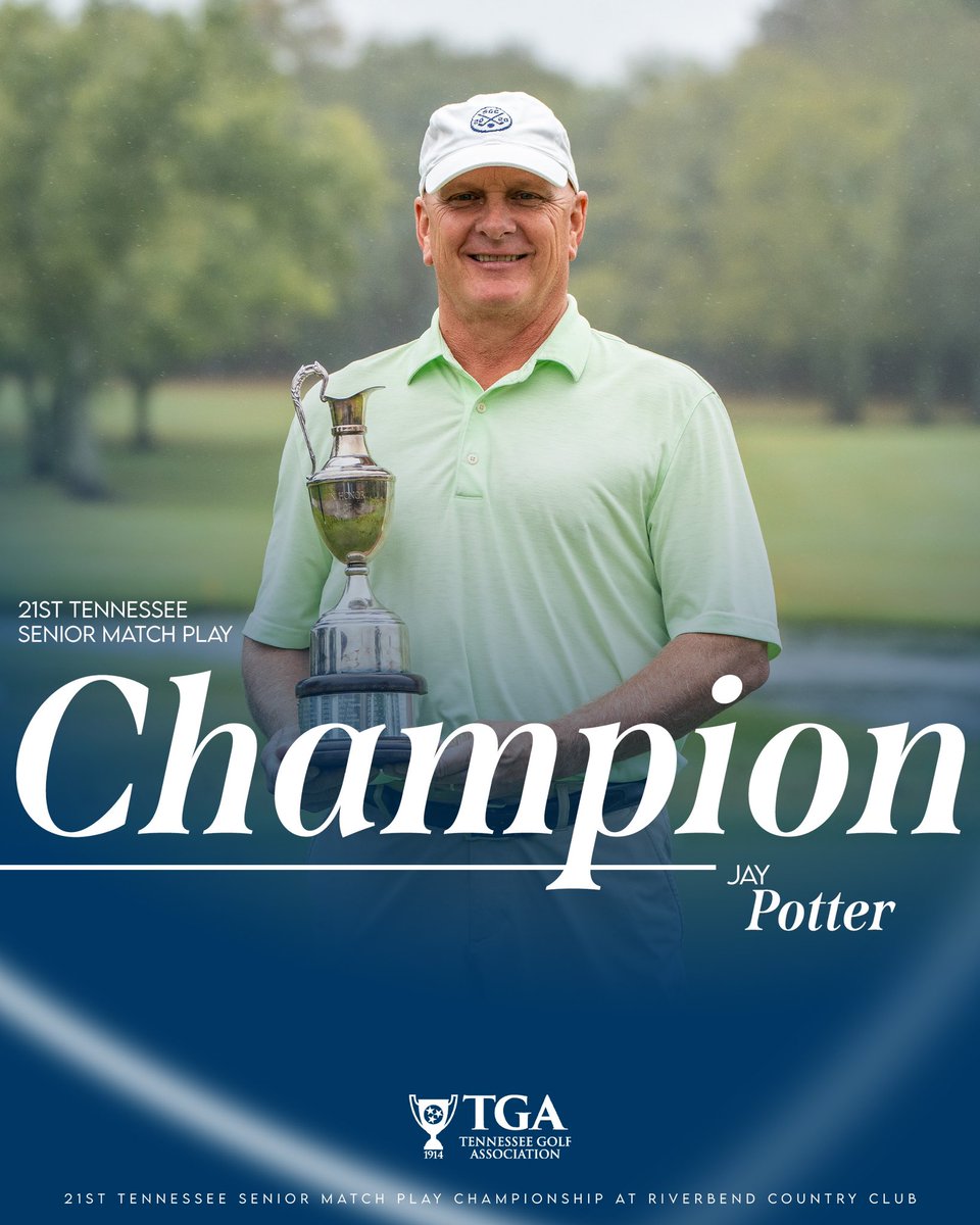 Todd Burgan 🤝Jay Potter

For the first time in TGA history we have Co-Champions! Todd Burgan and Jay Potter played three matches yesterday to punch their ticket into the final at the Senior Match Play Championship.