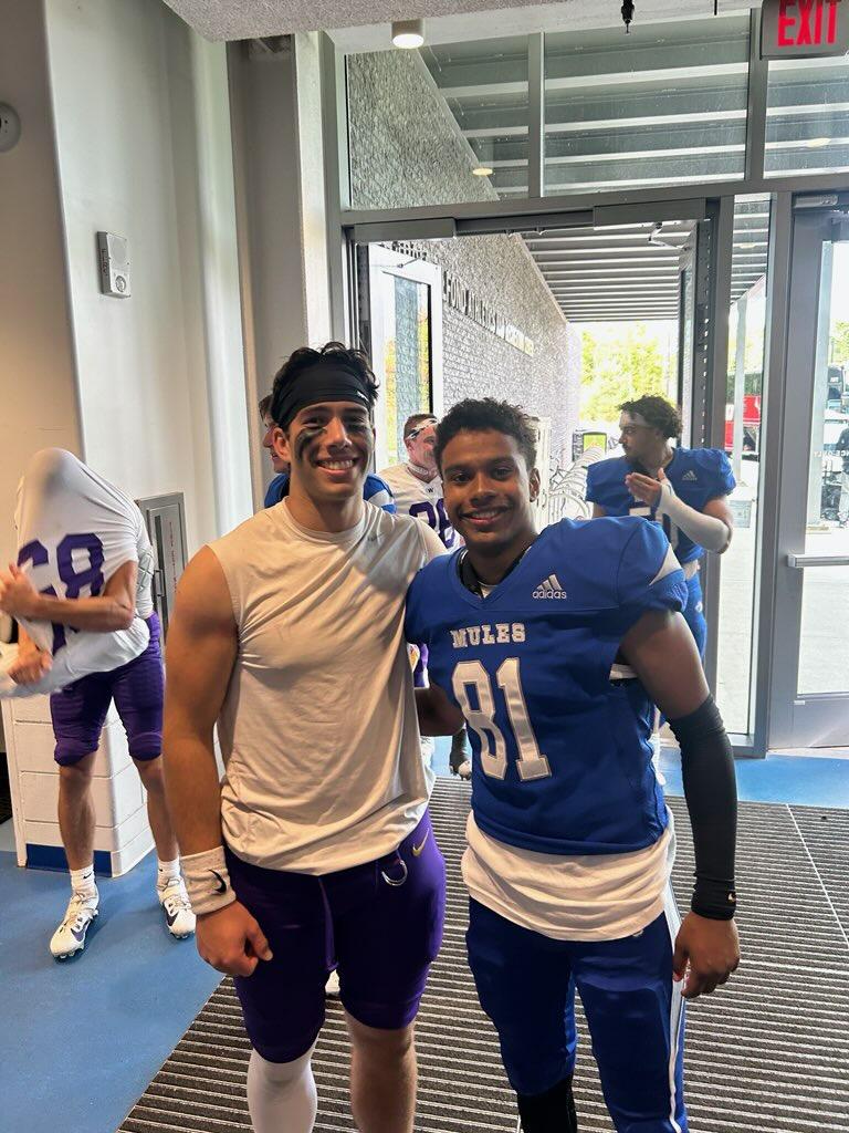 Lakeside Football (@lakesidelionsfb) on Twitter photo former lion 🤝 former lion
Great to see these two Lions football alums meeting at the next level!
Jack Dickinson '20 from <a href="/WilliamsEphsFB/">Williams Football</a> and Elian Joseph '21 of <a href="/Colby_Football/">Colby Football</a>
#NEXTLEVEL
#GOLIONS former lion 🤝 former lion
Great to see these two Lions football alums meeting at the next level!
Jack Dickinson '20 from <a href="/WilliamsEphsFB/">Williams Football</a> and Elian Joseph '21 of <a href="/Colby_Football/">Colby Football</a>
#NEXTLEVEL
#GOLIONS