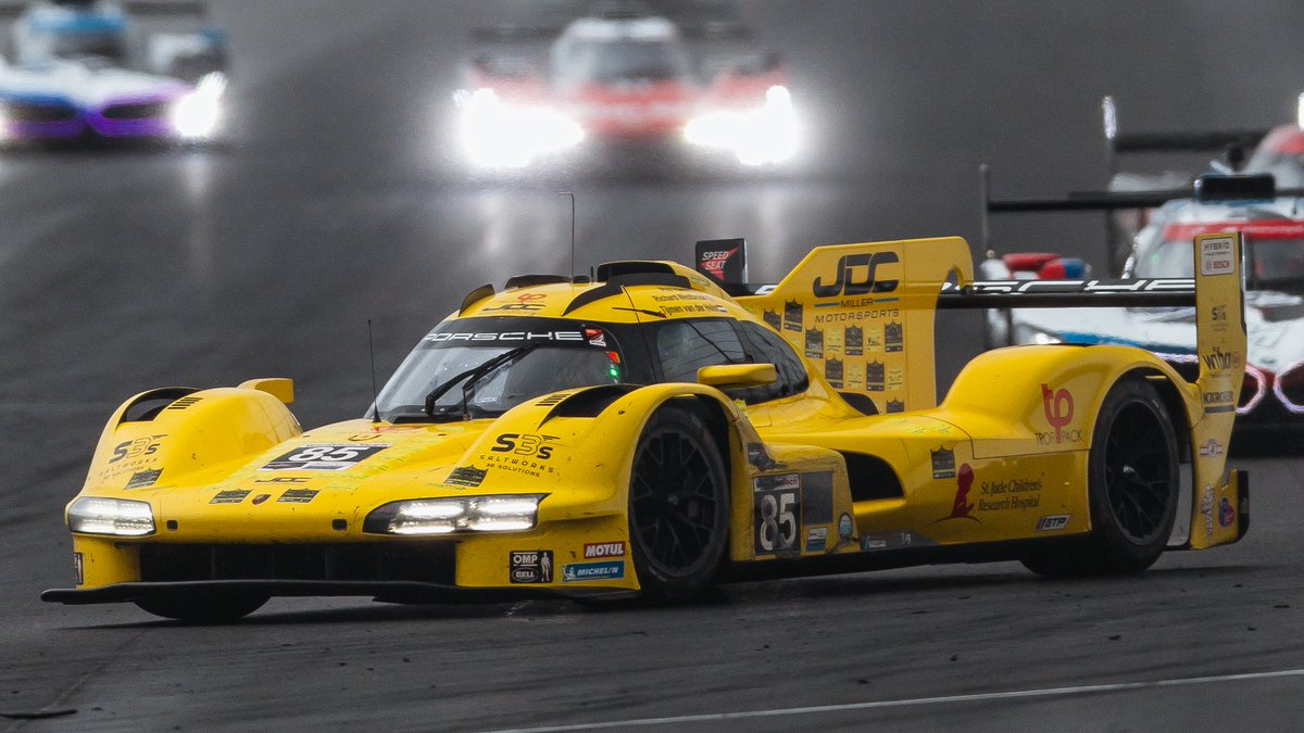 onlyendurance's tweet photo. Banana Boat promoted to the podium ๐โฌ๏ธ๐ฅ
The decision to strip the #6 Porsche Penske of its P3 at Indianapolis after post-race scrutineering promotes the #85 JDC-Miller 963 to its first ever GTP podium.
@JDCMiller | #IMSA #Indy6H https://t.co/QLGDsgynn7