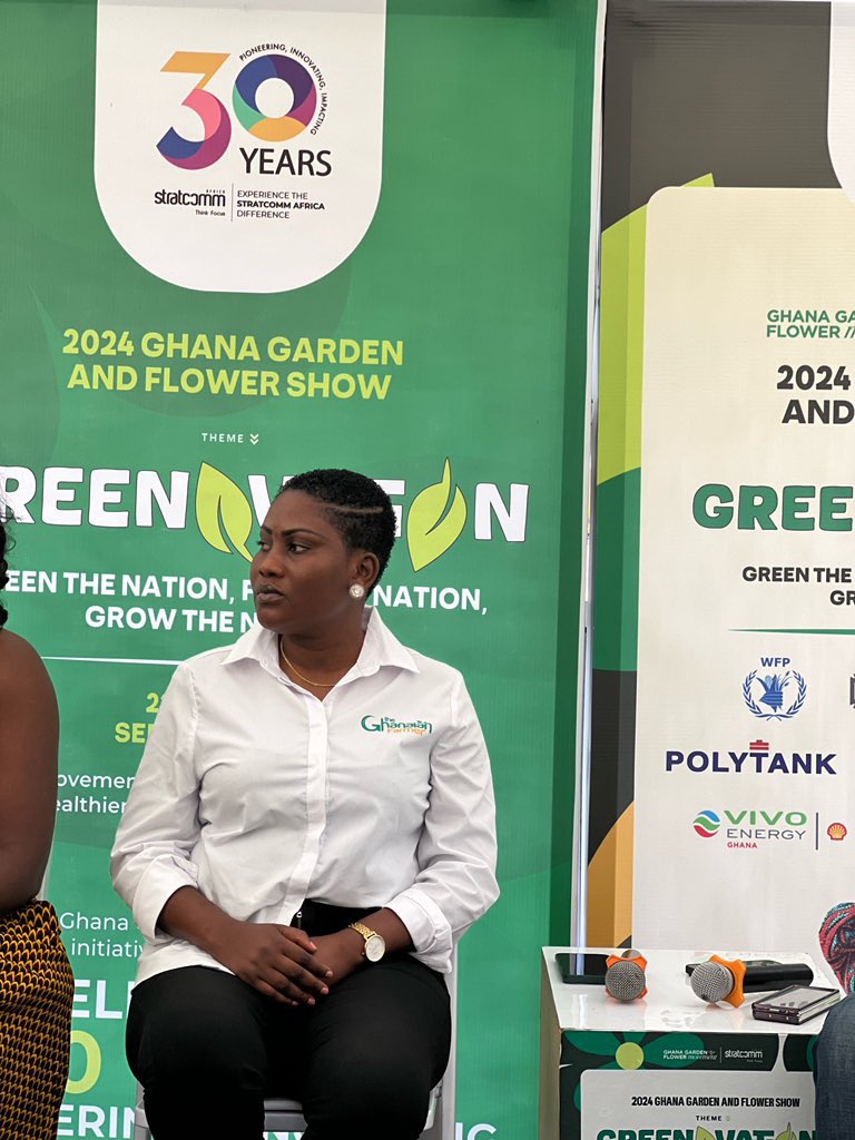 EnyonamManye's tweet photo. Farmers should leverage the digital space. Our biggest market is the digital space. 

#GreenToRiches @WFP_Ghana @ggfmovement @StratcommAfrica 
#GhanaGardenandFlowerShow #GGFS24 https://t.co/WFzWa1gHSH