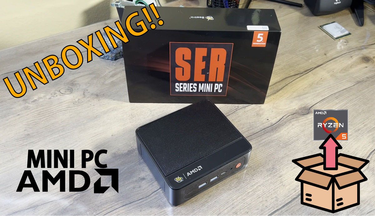 JaverHack's tweet image. Hoy en el canal de #YouTube.
UNBOXING de un miniPC con procesador AMD Ryzen 👉 youtu.be/L9ErvH0Fb48 👈