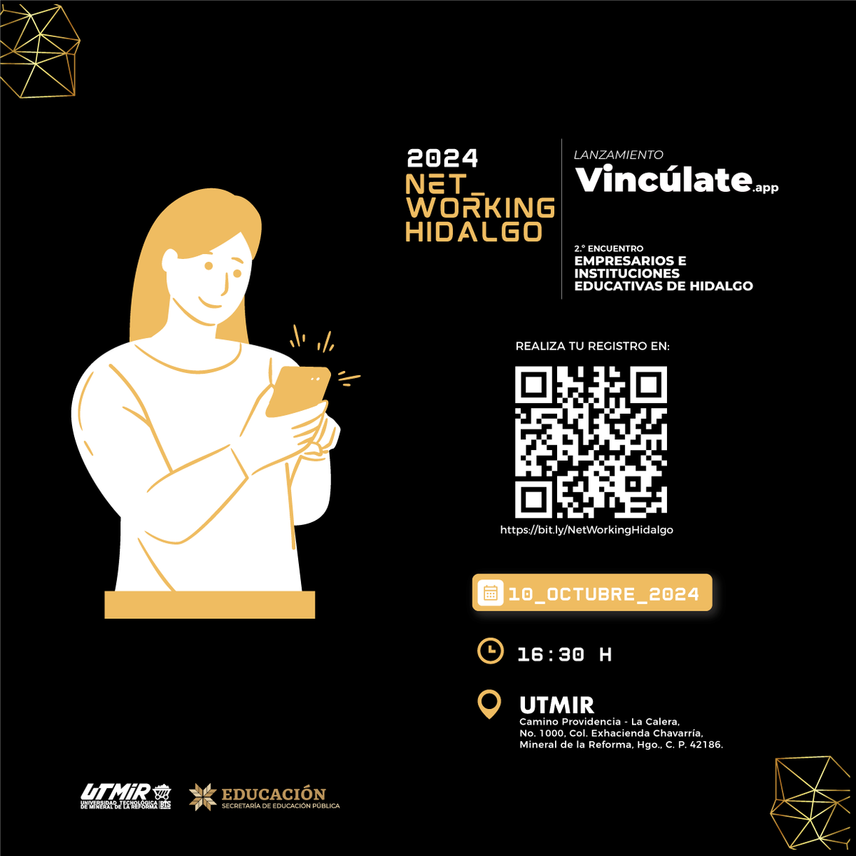 SEMSyS_SEPH's tweet photo. ¿Listo para crear alianzas estratégicas? 🤝 Únete al Networking Hidalgo este octubre y no te pierdas el lanzamiento de la app Vincúlate. 📅#NetworkingHidalgo #AlianzasEstratégicas https://t.co/zwEpj69HwU