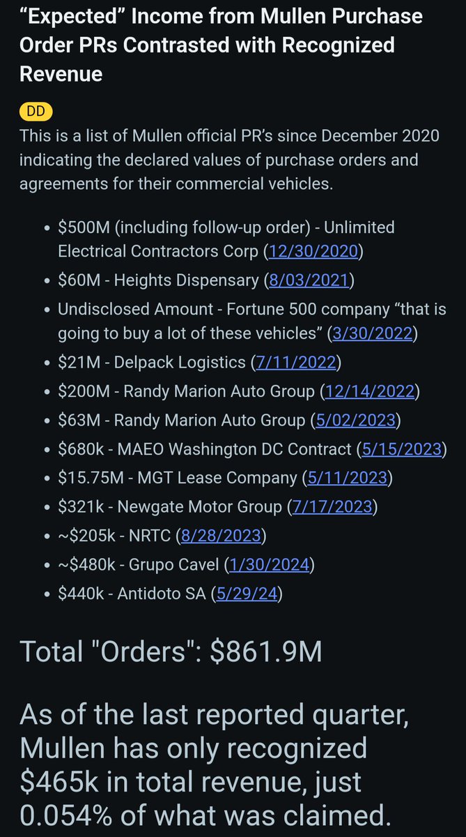 <a href="/SECGov/">U.S. Securities and Exchange Commission</a> Here are some additional massive misleading statements by <a href="/DavidMichery/">David Michery</a> from @Mullen_USA !  This has cost me my entire retirement.  He has vaporized $660,000 thousand dollars of my investment to only $370 in less than 2 years.  No one has stepped in to stop this criminal.