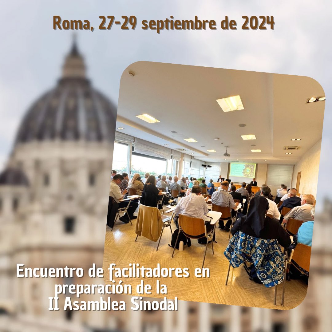 SINODO 2024 | En el Centro Internacional de Animación Misionera (PUU) de Roma, las/os facilitadores convocados al Sínodo, nos preparamos para colaborar con el discernimiento en esta II Fase sinodal durante todo el mes de octubre.

#PorUnaIglesiaSinodal