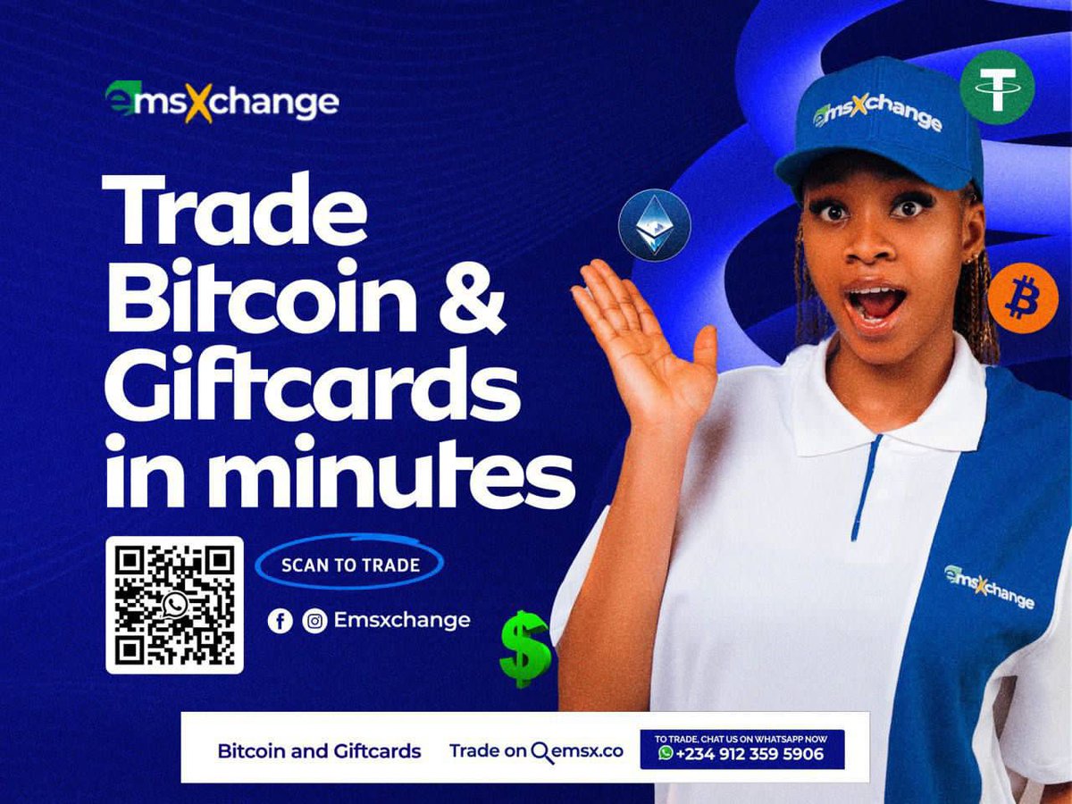 instablog9ja's tweet photo. Today’s Rate Update!
Bitcoin upto 1685.1/$
Giftcards upto 1,596N
e-Funds upto 1400/$
Benefits of trading with @tradewithemsx:
High rates
Quick payments
Customer rewards
24/7 trading
Transparency
To trade, send a message on WhatsApp https://t.co/u1Rm3eYWzZ
Follow us on instagram ➡️emsxchange
#Cryptocurrency #Trading #Giftcards #FinancialFreedom
#SponsoredPost