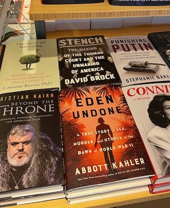 Spotted at SFO airport bookstore - Abbott Kahler's latest, Eden Undone. This one is a wild ride: true story that lives up to its subtitle, and Abbott nails it... as usual. I did the audio book - great. Get on it, Folks!
<a href="/AbbottKahler/">Abbott Kahler</a>