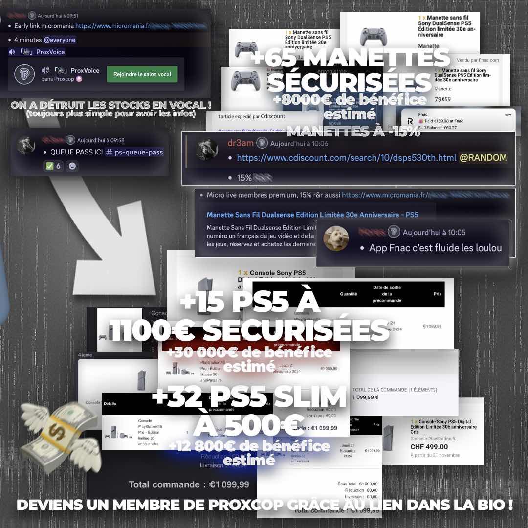 MAIS C'EST N'IMPORTE QUOI (déroule la description) 🚀

🎮 À l'occasion de ses 30 ans, PlayStation décidé de sortir une collection spéciale à l'effigie de son anniversaire, dans un look retro qui vient raviver la nostalgie de ses plus fidèles utilisateurs !

⚡️ Chez Proxcop, on
