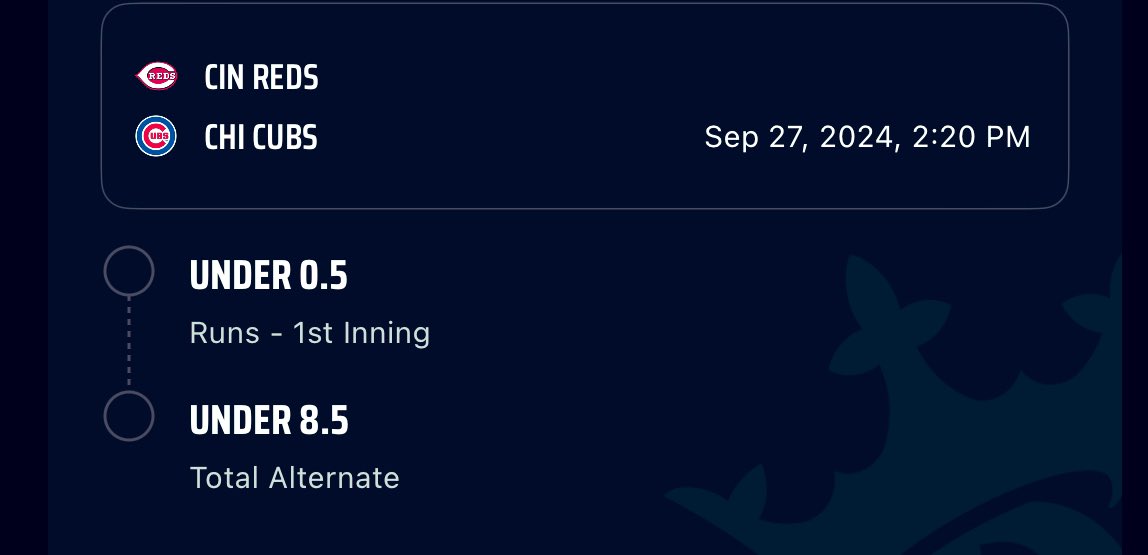 No runs first inning; Under 8.5 total runs. 💰